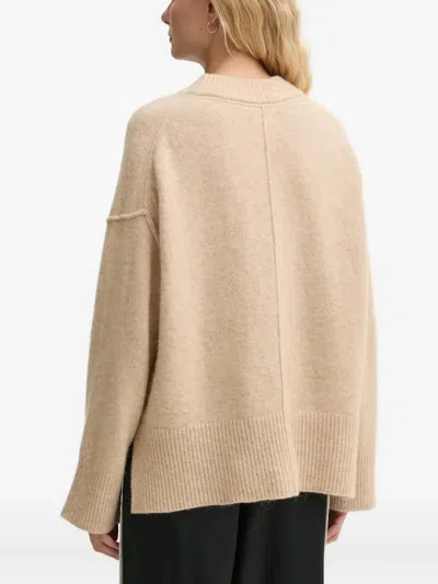 Day Birger Et Mikkelsen Seam-details Sweater In Brown
