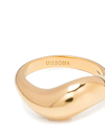 Missoma Savi Signature Stacking Ring In Gold
