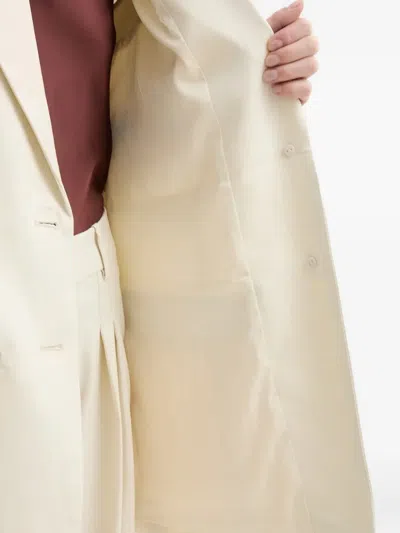 Gestuz Padded-shoulder Sleeveless Gilet In Neutral