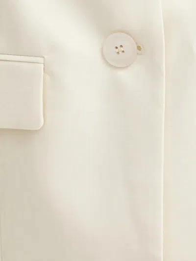 Gestuz Padded-shoulder Sleeveless Gilet In Neutral