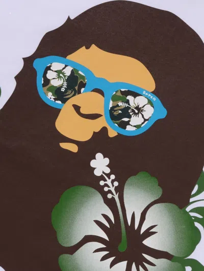 A Bathing Ape Abc Resort T-shirt In White