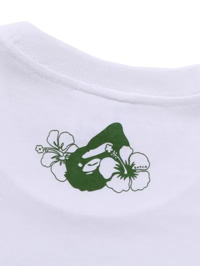 A Bathing Ape Abc Resort T-shirt In White