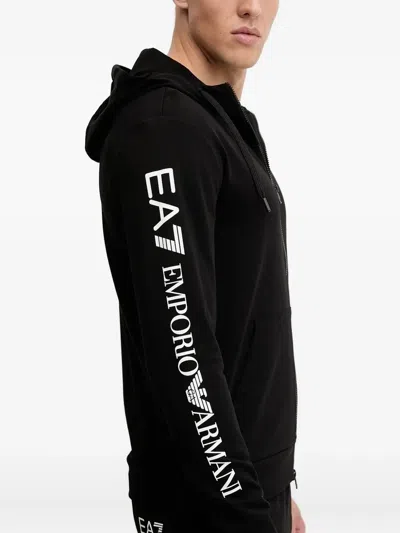 LOGO细节拉链连帽衫