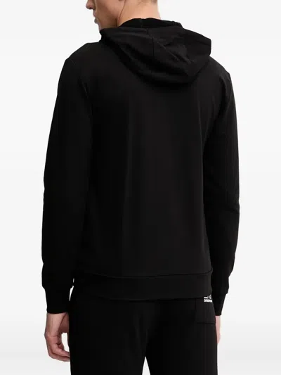 LOGO细节拉链连帽衫