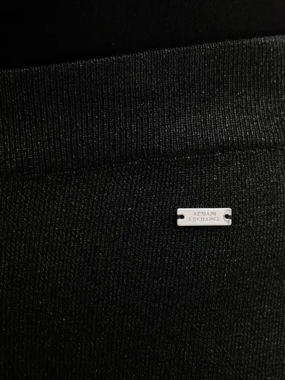 Armani Exchange Official Store Midi Skirts In Black