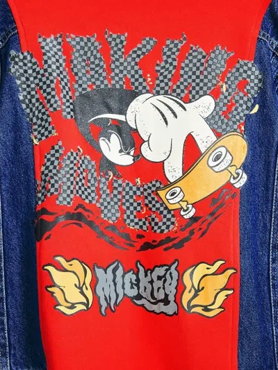 Desigual X Mickey Mouse™ Denim Jacket In Red