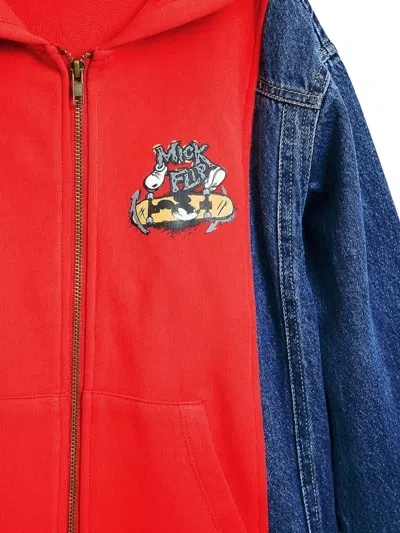 Desigual X Mickey Mouse™ Denim Jacket In Red