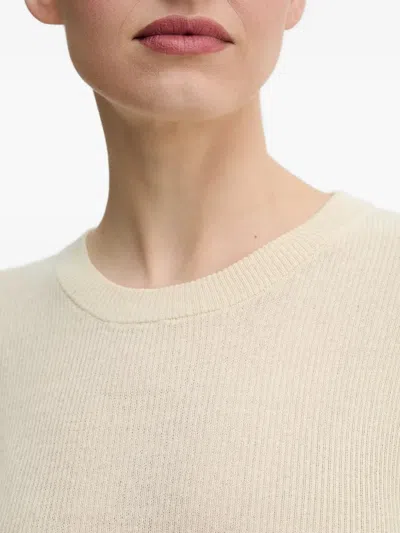 Day Birger Et Mikkelsen Ribbed Bell-sleeve Sweater In Neutral