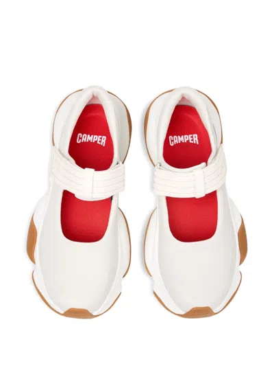 Camper Karst 2 Mary Jane Sneaker In White