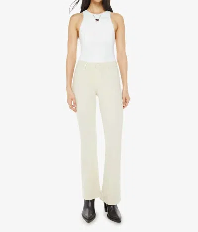 Mother The Weekender Sneak Flare Jean In Frozen Dew In Multi