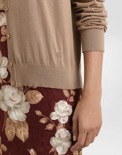 Dolce & Gabbana Cashmere Cardigan In Multi