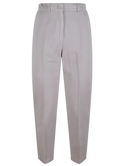 Incotex Tailored Trousers With Tapered Leg In Gray