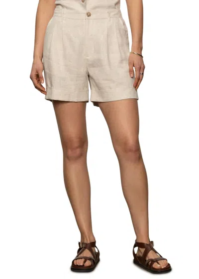 Sanctuary Caravan Cuffed Short In Flax In White