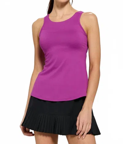 Lija Elite Shane Tank Top In Gem In Purple