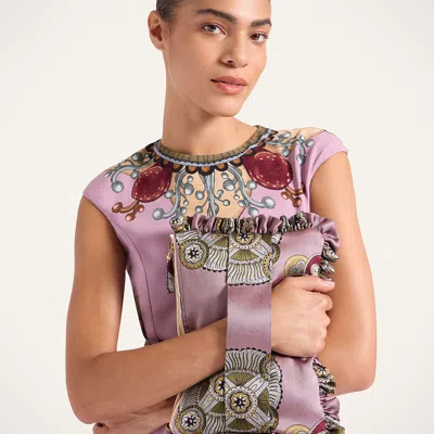 La Doublej Hand Pochette In Gray