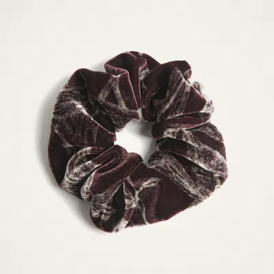 La Doublej Scrunchie Set In Brown