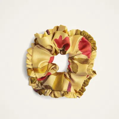 La Doublej Scrunchie Set In Brown