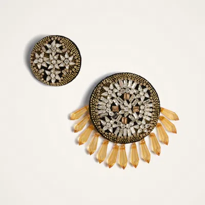 La Doublej Set Of 2 Pins In White