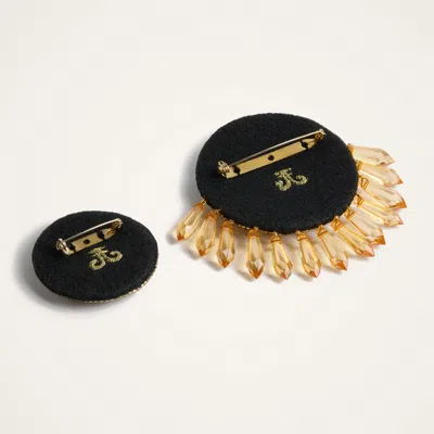 La Doublej Set Of 2 Pins In White