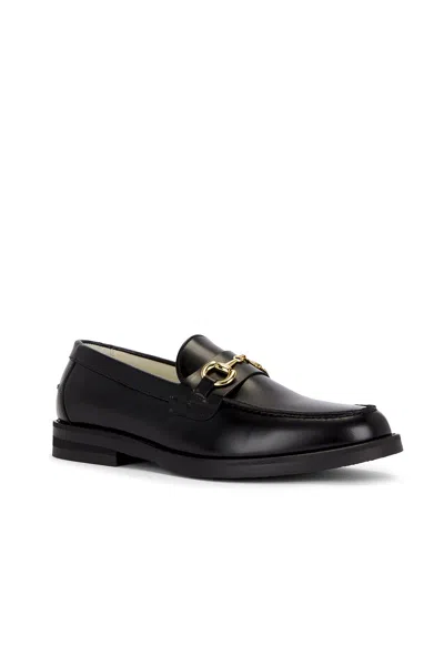 Duke & Dexter Wilde Leather Loafers In Black
