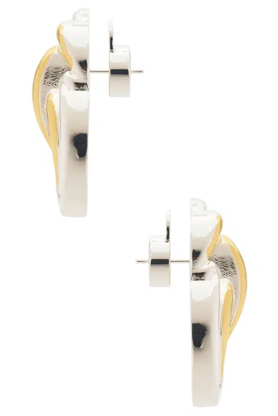 Julietta Knot Earrings In Gold