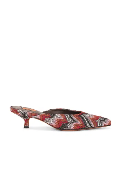 Missoni Gabri Raschel Lame Mule In Multi