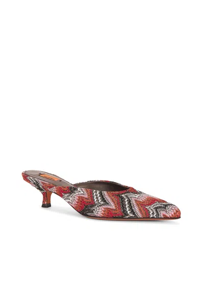 Missoni Gabri Raschel Lame Mule In Multi