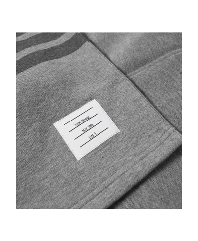 Thom Browne Classic Loopback 4-bar Sweatshorts In Gray