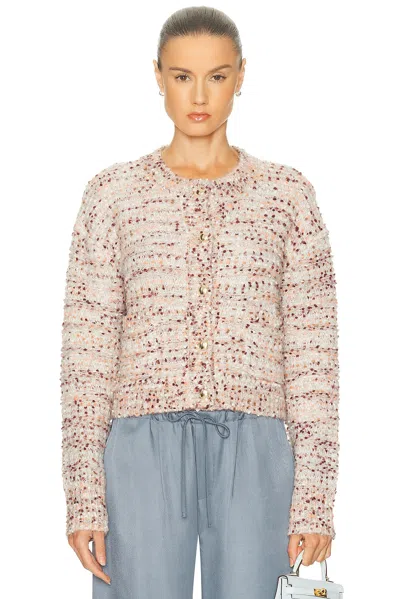 Sablyn Helena B Cropped Double Pocket Cardigan In Multi