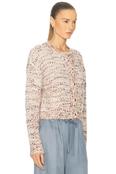 Sablyn Helena B Cropped Double Pocket Cardigan In Multi