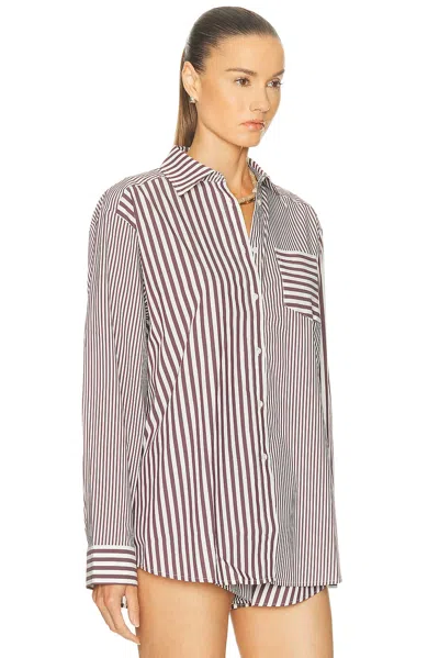 Solid & Striped The Avril Button Down Top In Multi