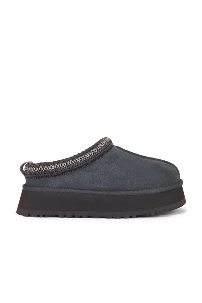 Ugg Tazz Ii Suede Mules Platform Style In Gray