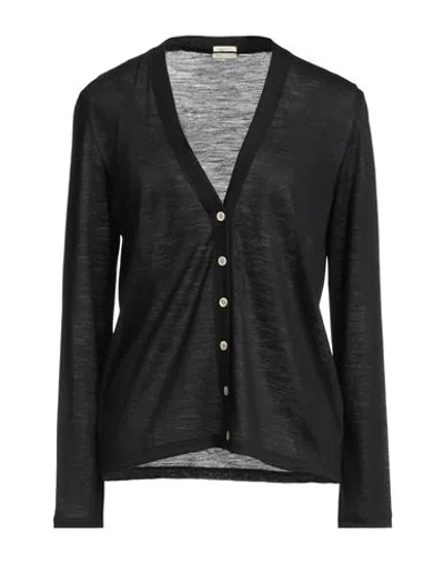 Massimo Alba Woman Cardigan Black Size L Wool In Black