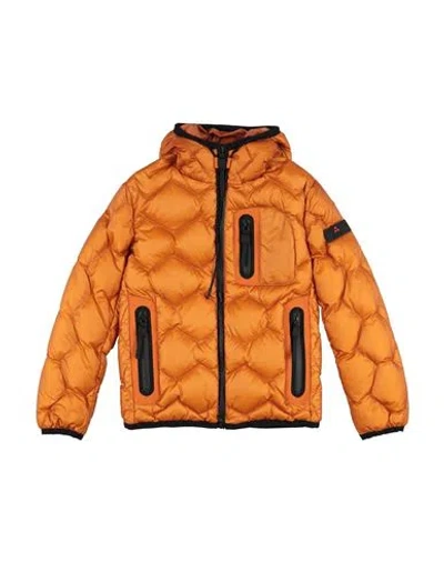 Peuterey Toddler Boy Puffer Orange Size 6 Polyamide In Orange