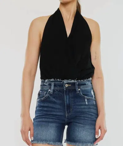 Kancan Athena High Rise Shorts In Medium Wash In Multi