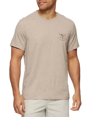 Flags & Anthem El Diablo Tequila Short Sleeve Tee In Taupe Heather In Multi