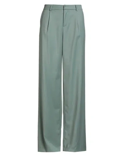 Hinnominate Woman Pants Sage Green Size M Polyester, Viscose, Elastane In Green