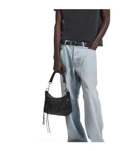 Balenciaga Small Le City Moto In Black