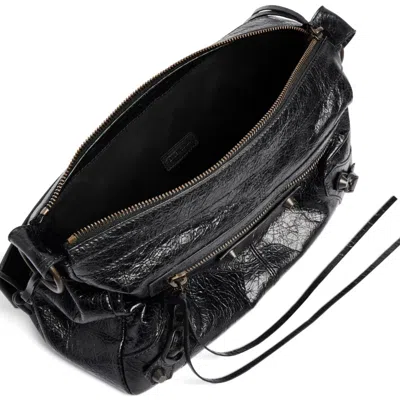 Balenciaga Small Le City Moto In Black