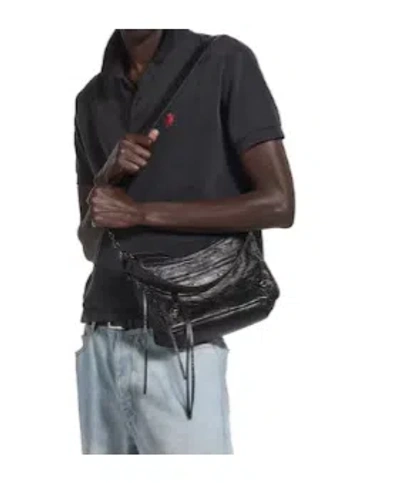 Balenciaga Small Le City Moto In Black