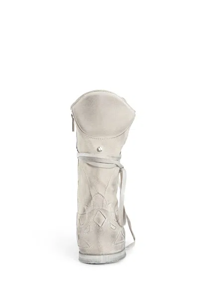 Ann Demeulemeester Palne Soft High-top Boxing Sneakers In Gray