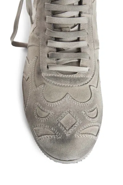 Ann Demeulemeester Palne Soft High-top Boxing Sneakers In Gray