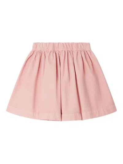 Bonpoint Elastic-waist Corduroy Skirt In Pink