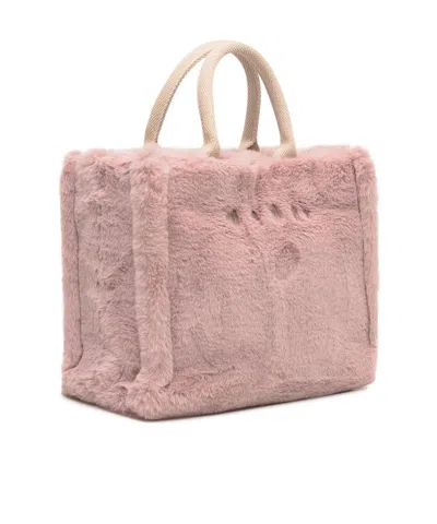 Marni Small Rectangular Tote Bag Handles In Pink