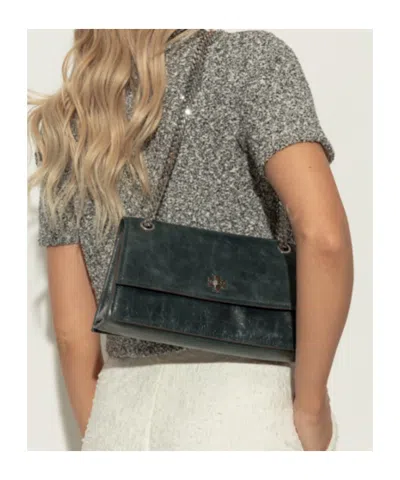 Tory Burch 'kira' Turnlock Shoulder Bag In Black