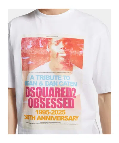 Dsquared2 Dsquared White Cotton T-shirt In White