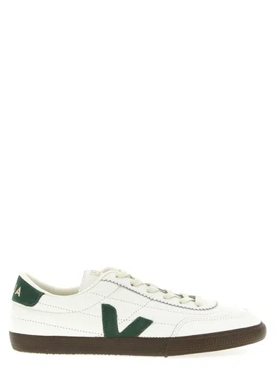 Veja Multicolour Leather Suede Sneaker In White