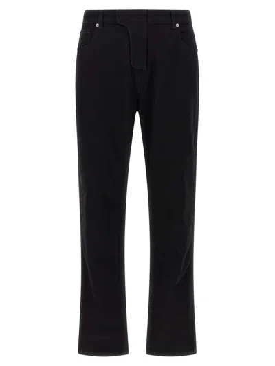 Balmain Vintage Black Denim Pants With Classic Five-pocket Design