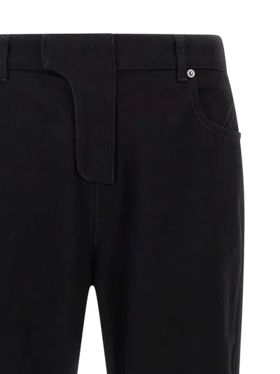 Balmain Vintage Black Denim Pants With Classic Five-pocket Design
