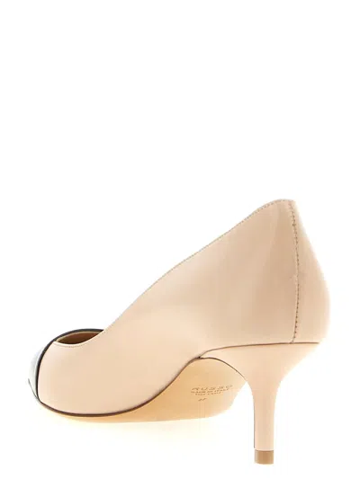 Francesco Russo 55mm Contrast-toe Pointed Pumps In Pink